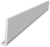 Bandeau PVC cellulaire blanc - 200x7mm 4m - Planches de rives - Sous-faces - Couverture & Bardage - GEDIMAT