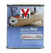 Vernis mat meubles et boiseries incolore - pot 0,25l - Gedimat.fr