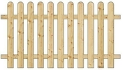 Clôture bois plate Pin Sylvestre ou Epicéa long.180 cm haut.100 cm traité autoclave - Ecrans - Clôtures - Menuiserie & Aménagement - GEDIMAT