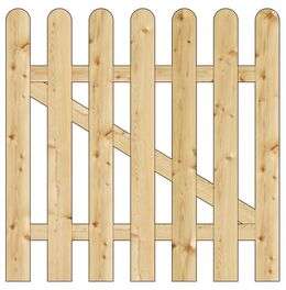 Portillon bois pour clture bois plate -1x1m - Ecrans - Cltures - Menuiserie & Amnagement - GEDIMAT