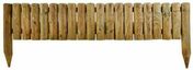 Bordure bois 1/2 rondin vertical rigide - 112x20x5cm - Bordures de jardin - Matériaux & Construction - GEDIMAT