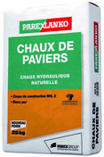 Chaux DE PAVIERS - sac de 25kg - Ciments - Chaux - Mortiers - Matriaux & Construction - GEDIMAT