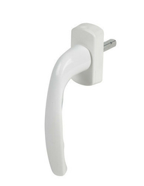 Oscillo-battant Secustik Ligne New York piliers 10 mm, avec crantage Blanc - Quincaillerie de portail et garage - Menuiserie & Amnagement - GEDIMAT