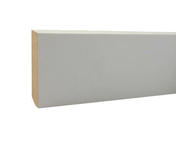 Plinthe droite MDF revêtue mélaminé blanc - 10x50mm - 2,40m - Parquets - Revêtement Sols & Murs - GEDIMAT