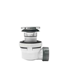 Ensemble bonde + siphon XS PURE pour vasque avec trop-plein - Vidages - Cuisine - GEDIMAT