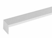Angle extérieur blanc - 60x60x300mm - Planches de rives - Sous-faces - Bois & Panneaux - GEDIMAT