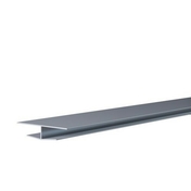 Profil de raccord p.12mm larg.37mm long.4m gris clair - Planches de rives - Sous-faces - Bois & Panneaux - GEDIMAT