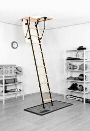 Escalier escamotable MICRO4P repliable - trmie 80x60cm - Escaliers - Menuiserie & Amnagement - GEDIMAT