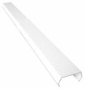 Cache rainure PVC - 2,40 m - blanc - Ecrans - Cltures - Menuiserie & Amnagement - GEDIMAT