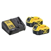 Pack 2 batteries XR 18V 5AH LI-ON avec chargeur - Consommables et Accessoires - Outillage - GEDIMAT