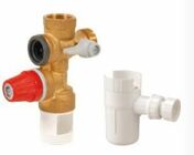 Kit groupe de sécurité standard pour chauffe-eau 20/27 avec entonnoir siphon - Chauffe-eau et Accessoires - Plomberie - GEDIMAT
