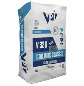 Colle améliorée COLLIMIX CLASSIC V320 gris - sac de 25kg - Colles - Joints - Revêtement Sols & Murs - GEDIMAT
