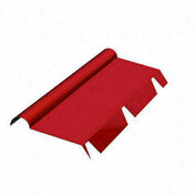 1/2 fatire  boudin crante COVEO 3.45 RAL 8012 brun rouge - 2,10m p.0,75mm - Bacs acier - Couverture & Bardage - GEDIMAT