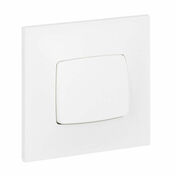 Poussoir NEPTUNE blanc 6A - Interrupteurs - Prises - Electricit & Eclairage - GEDIMAT