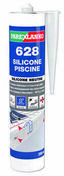 Mastic 628 SILICONE PISCINE blanc - cartouche de 300ml - Ptes et Mastics sanitaires - Plomberie - GEDIMAT