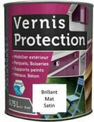 Vernis protection BATIR mat - pot de 0,75l - Produits de finition bois - Peinture & Droguerie - GEDIMAT