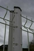Poteau de clôture GIGA ENCOCHE anthracite brillant - 1,60 m - Grillages - Aménagements extérieurs - GEDIMAT