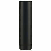Tuyau droit ACIER 50cm D150 - noir mat RAL 9019 - Tubages rigides - Couverture & Bardage - GEDIMAT