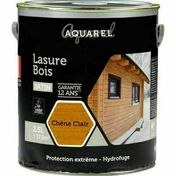 Lasure bois AQUAREL chne clair - pot de 2,5l - Traitements curatifs et prventifs bois - Peinture & Droguerie - GEDIMAT