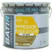 Peinture BATIR impression plaque de plâtre IP500 - pot de 10l - Peintures sol - Peinture & Droguerie - GEDIMAT