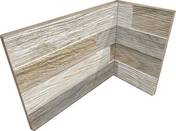 Angle interne WALL ART - 10 x 20 x 15cm - taupe - Carrelages sols intrieurs - Revtement Sols & Murs - GEDIMAT