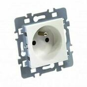 Mcanisme prise de courant 2P+T blanc CASUAL - Interrupteurs - Prises - Electricit & Eclairage - GEDIMAT