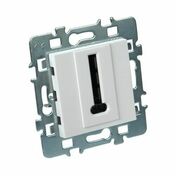 Mcanisme prise tlphone blanc CASUAL - Interrupteurs - Prises - Electricit & Eclairage - GEDIMAT