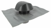 Chapeau de ventilation simple à collerette étanche ATEMAX anthracite - D100mm - Ardoises et Accessoires - Couverture & Bardage - GEDIMAT