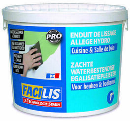 Enduit de lissage cuisine et bain - seau de 1kg - Enduits de lissage - Peinture & Droguerie - GEDIMAT