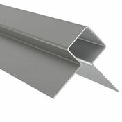Profil d'angle extrieur alu gris ardoise - 63x63mm 3m - Clins - Bardages - Bois & Panneaux - GEDIMAT
