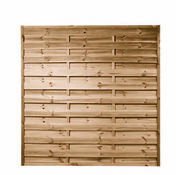 Ecran ALTERNE droit en pin Sylvestre - 180 x 180 cm - vert - Ecrans - Clôtures - Aménagements extérieurs - GEDIMAT