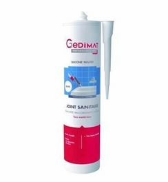 Mastic sanitaire silicone blanc - cartouche de 310ml GEDIMAT PERFORMANCE PRO - Mastics - Peinture & Droguerie - GEDIMAT