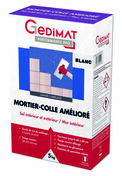 Mortier-colle amlior C2ET GEDIMAT PERFORMANCE PRO - sac de 25kg - blanc - Ciments - Chaux - Mortiers - Matriaux & Construction - GEDIMAT