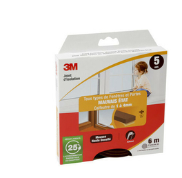 Joint d'isolation premium pour portes et fentres mauvais tat marron - 6m - Colles - Joints - Revtement Sols & Murs - GEDIMAT