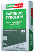 Enduit de parement traditionnel PARDECO TYROLIEN - sac de 25kg - Gedimat.fr