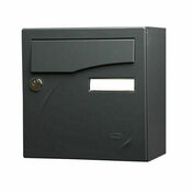Boîte aux lettres PREFACE compact - gris - Boîtes aux lettres - Aménagements extérieurs - GEDIMAT