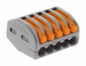 Borne automatique 5 entrées à cliquet S222 - blister de 30 pièces - Modulaires - Boîtes - Electricité & Eclairage - GEDIMAT