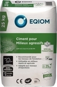 Ciment milieux agressifs CEM III/C 32,5 N-LH/SR PM CE NF- sac de 25kg - Ciments - Chaux - Mortiers - Matriaux & Construction - GEDIMAT