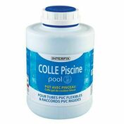 Colle piscine gel bleu INTERFIX pour tuyaux PVC souples - pot de 1l - Pâtes et Mastics sanitaires - Plomberie - GEDIMAT