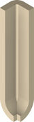 Angle rentrant pour plinthe  gorge UNI - 2 x 10 cm - beige ivory - Carrelages sols intrieurs - Revtement Sols & Murs - GEDIMAT