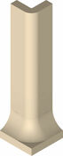 Angle sortant pour plinthe  gorge UNI - 3 x 10 cm - beige ivory - Carrelages sols intrieurs - Revtement Sols & Murs - GEDIMAT