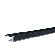 Profil de bordure clipsable - 15 x 38 mm L.4 m - gris clair - Planches de rives - Sous-faces - Bois & Panneaux - GEDIMAT
