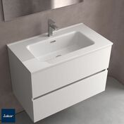 Vasque CONSTANZA en porcelaine blanche - 810 x 460 mm - Meubles de salles de bains - Salle de Bains & Sanitaire - GEDIMAT