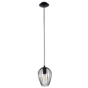 Suspension 1L NEWTON E27 mtal noir -  16 cm - Spoterie et Luminaire - Electricit & Eclairage - GEDIMAT