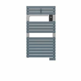 Sche-serviettes ASAMA connect - 500W bleu gris - L.55 x H.103,2 x P.10,2cm - Chauffage salle de bain - Salle de Bains & Sanitaire - GEDIMAT