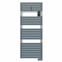Sche-serviettes ASAMA connect - 750W bleu gris - L.55 x H.143,2 x P.10,2cm - Chauffage salle de bain - Salle de Bains & Sanitaire - GEDIMAT