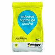 Hydrofuge de masse WEBERAD poudre - poche de 100g - Gedimat.fr