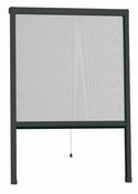 Moustiquaire enroulable Aluminium coloris Gris - 125x170cm - Volets - Stores - Couverture & Bardage - GEDIMAT