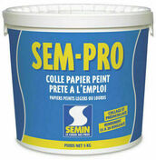 Colle papier peint SEM PRO - seau de 15kg - Toiles de verre - Revêtement Sols & Murs - GEDIMAT