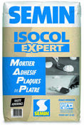 Mortier adhsif ISOCOL EXPERT - sac de 25kg - Ciments - Chaux - Mortiers - Matriaux & Construction - GEDIMAT